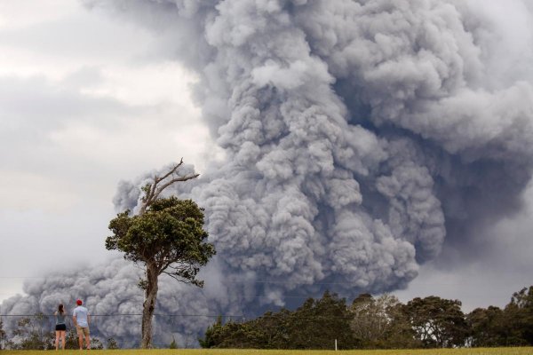 4-километровое облако смога от вулкана Килауэа достигло Маршалловых Островов