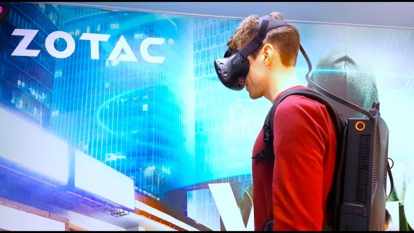 Компания Zotac продемонстрировала портативный компьютер-рюкзак