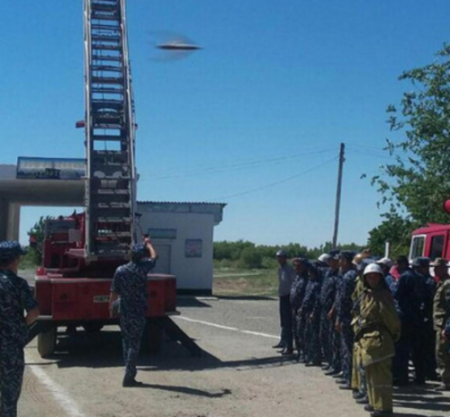 Пожарные увидели НЛО над Узбекистаном